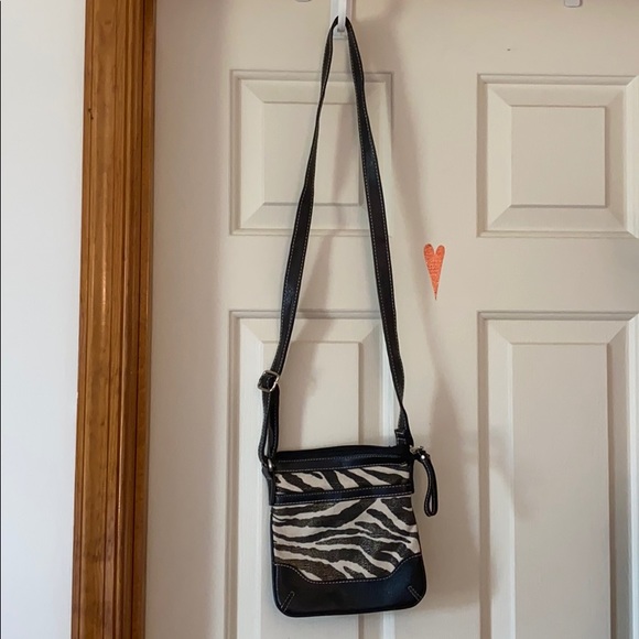 Zebra Print Crossbody Bag - Picture 2 of 7